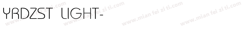 YRDZST LIGHT字体转换